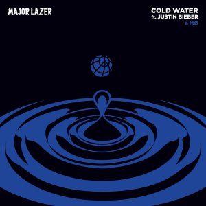 Major Lazer Cold Water feat Justin Bieber & MO Single Cover Artwork